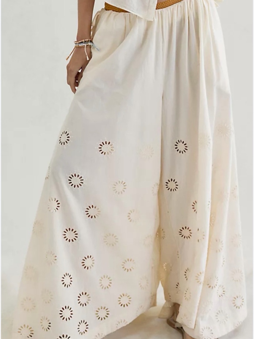 Free People Sweet Serenade Pull-On Wide-Leg Pants 🔥 Size 12